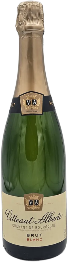 photo du vin Crémant de Bourgogne Brut Blanc Vitteaut-Alberti