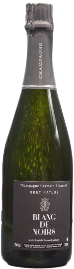 photo Champagne Pidansat Blanc de Noirs Cuvée Bruno Quenioux