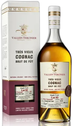 photo du vin Vallein-Tercinier Single Cask Lot 83 Petite Champagne