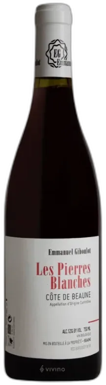 photo du vin Emmanuel Giboulot Côtes de Beaune Pierres Blanches Rouge 2021