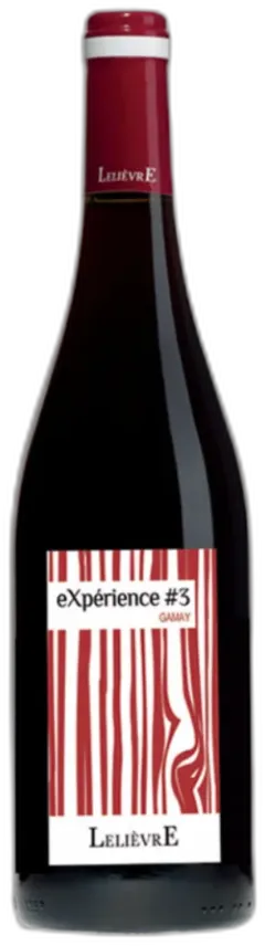 image du vin Maison Lelièvre Vin de France Rouge Expérience au Naturel Gamay 2020