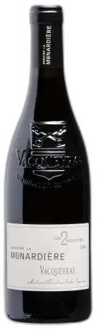 photo les Deux Monardes Vacqueyras Rouge Domaine de la Monardiere
