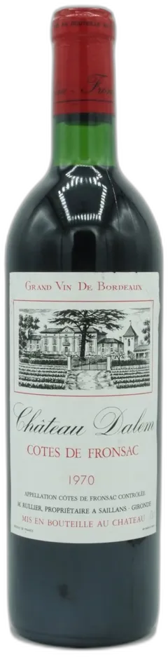 image du vin Château Dalem Aoc Fronsac 1970 Rouge