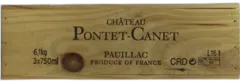 photo du vin Château Pontet-Canet Aoc Pauillac 2016 Rouge 3 bt