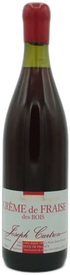 vue du vin Joseph Cartron Crème de Fraise des Bois Régionale