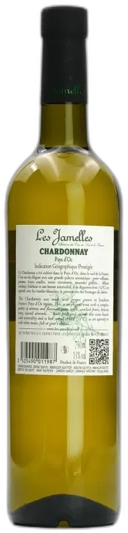 image du vin Chardonnay les Jamelles