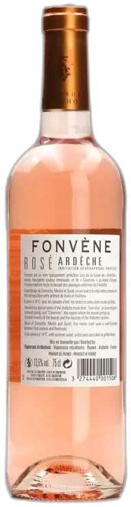 photo du vin Fonvène Rosé Vignerons Ardéchois