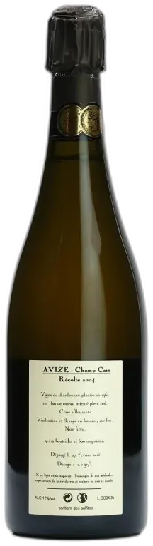 photo Champagne Jacquesson Avize Champ Caïn