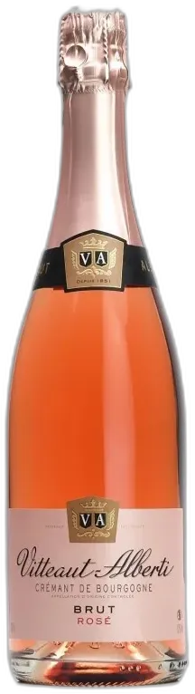 photo Crémant de Bourgogne Rosé Vitteaut Alberti