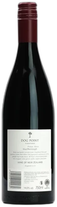 photo Pinot Noir Dog Point