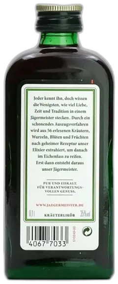 photo du vin Jagermeister