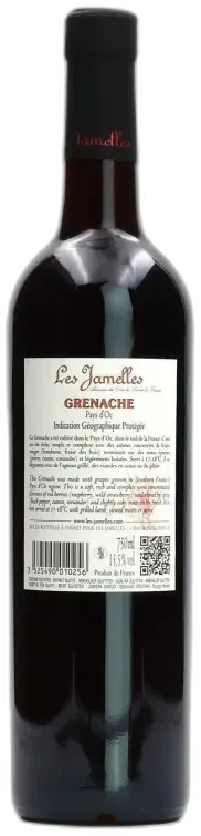 image du vin Grenache les Jamelles