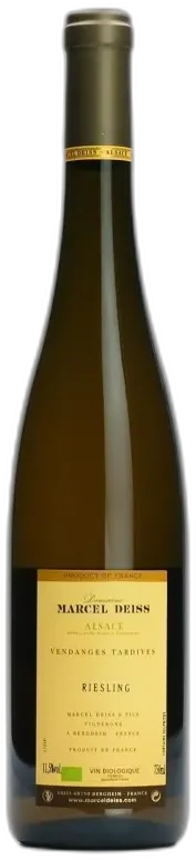photo du vin Alsace Riesling Vendanges Tardives Marcel Deiss
