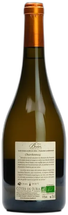 image du vin Côtes de Jura Chardonnay Arrogance Badoz