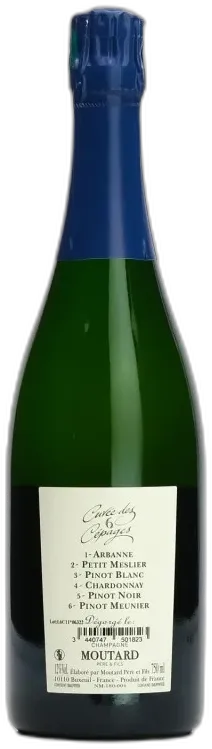 photo du vin Champagne Moutard Brut Nature Cuvée des 6 Cépages