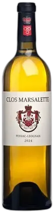 vue du vin Clos Marsalette Pessac-Léognan Blanc