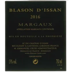 photos du vin Blason d’Issan