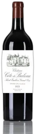 photo du vin Château Côte de Baleau Grand Cru Classé