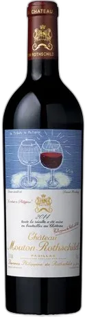 vue du vin Collection Château Mouton Rothschild 1er Cru Classé