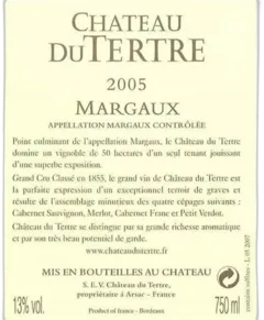 image du vin Tertre Margaux