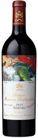 vue du vin Collection Château Mouton Rothschild 1er Cru Classé