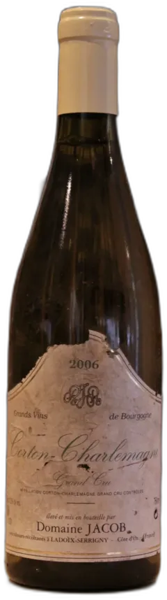 aperçu du vin Corton Charlemagne Grand Cru Robert Jacob