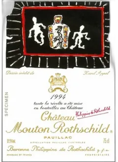 vue du vin Collection Château Mouton Rothschild 1er Cru Classé