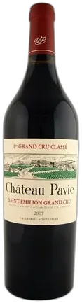 vue du vin Chateau Pavie