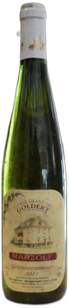 image du vin Gewurztraminer Alsace Grand Cru Goldert Marzolf