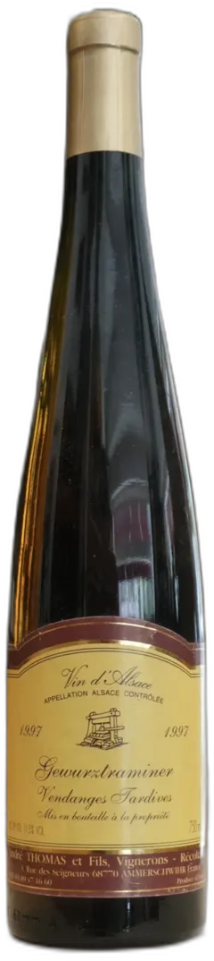 image du vin Vendange Tardive