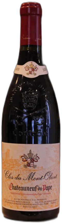 capture du vin Clos du Mont-Olivet