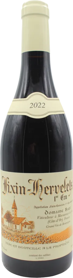 illustration du vin Domaine Bart Fixin 1er Cru Hervelets Rouge
