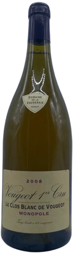 photo du vin Magnum Vougeot 1er Cru le Clos Blanc de Vougeot Monopole 2008