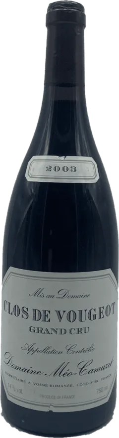 photo du vin Clos de Vougeot Grand Cru 2003