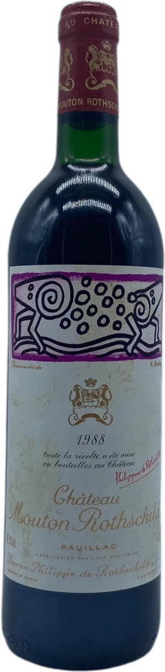 photo Château Mouton Rothschild 1988