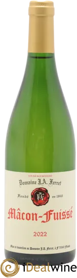 image du vin Mâcon-Fuissé J.a Ferret