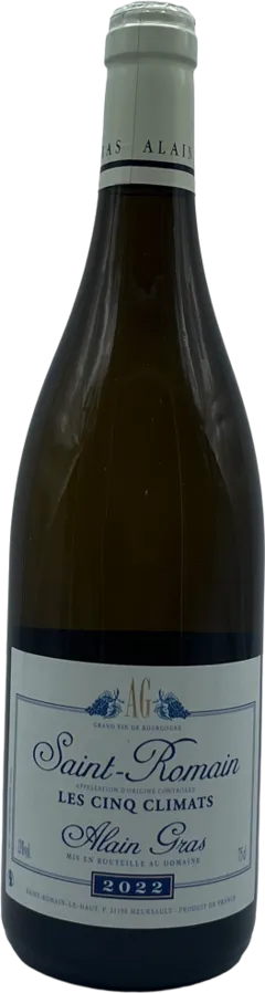 image du vin Saint-Romain Blanc les Cinq Climats 2022