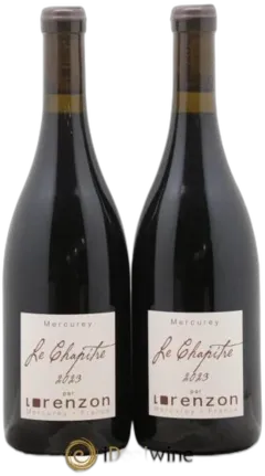 vue du vin Mercurey le Châpitre Bruno Lorenzon