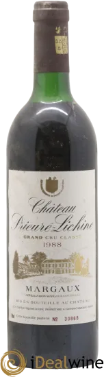 photo du vin Prieuré Lichine