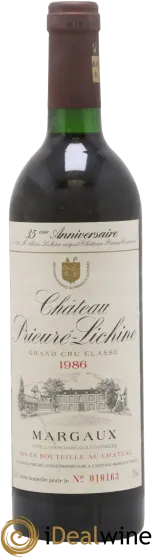 photo du vin Prieuré Lichine