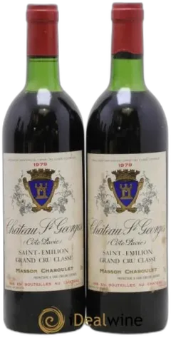 photo du vin Château Saint Georges Côte Pavie