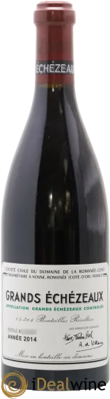 aperçu du vin Domaine de la Romanee Conti Grands Echezeaux Grand Cru