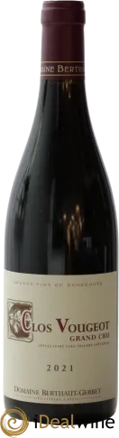 illustration du vin Berthaut Gerbet Clos de Vougeot Grand Cru
