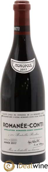 illustration du vin Romanee Conti Domaine de la Romanee Conti