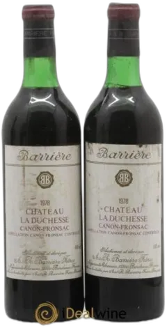 photo du vin Château la Duchesse