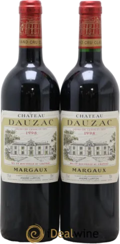 vue du vin Château Dauzac