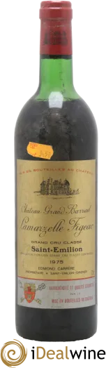 image du vin Château Grand Barrail Lamarzelle Figeac Saint-Emilion Grand Cru Classé