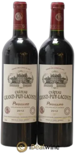 photo du vin Château Grand-Puy-Lacoste