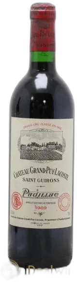 photo du vin Château Grand-Puy-Lacoste
