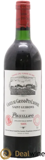 photo du vin Château Grand-Puy-Lacoste